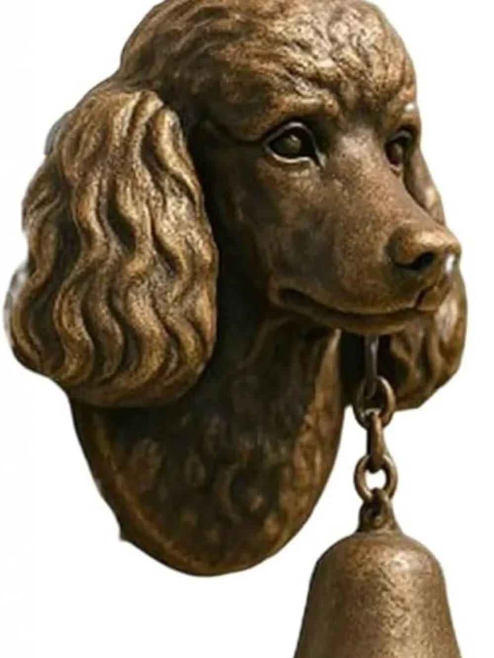 Poodle Welcome Doorbell Wall Mount Metal Bell‎ for Inside or Outside